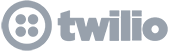 Twilio Logo Grey Cool